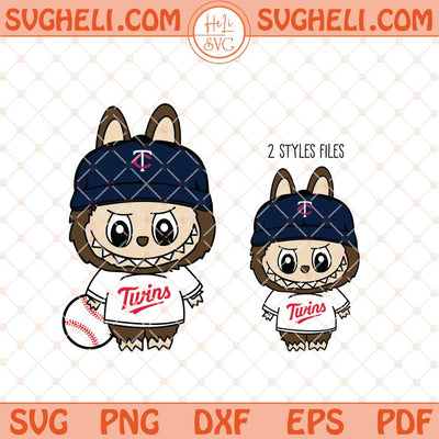 Labubu Minnesota Twins Baseball Svg Labubu MLB Svg Png Dxf Eps Files