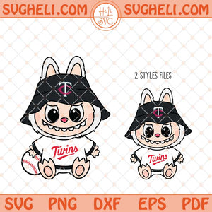 Labubu Minnesota Twins Svg Labubu MLB Baseball Svg Png Dxf Eps Files