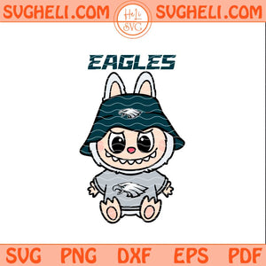 Labubu Philadelphia Eagles Football Svg Labubu Football Svg Png Dxf Eps Pdf Files