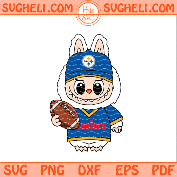 Labubu Pittsburgh Steelers NFL Svg Labubu Steelers NFL Svg Png Dxf Eps Pdf Files