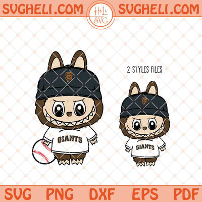Labubu San Francisco Giants Baseball Svg Labubu MLB Svg Png Dxf Eps Files