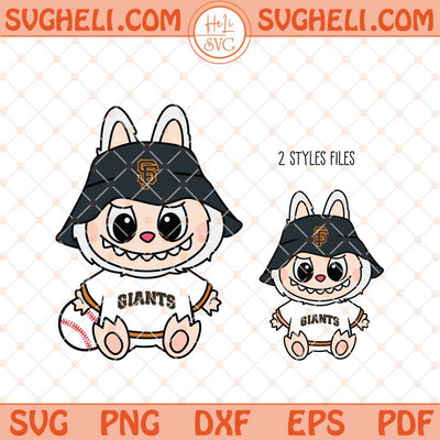 Labubu San Franciso Giants Svg Labubu MLB Baseball Svg Png Dxf Eps Files