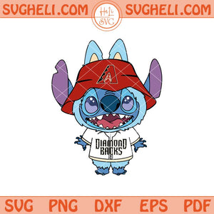 Labubu Stitch Arizona Diamondbacks Svg Labubu Diamondbacks Svg Png Dxf Eps Files