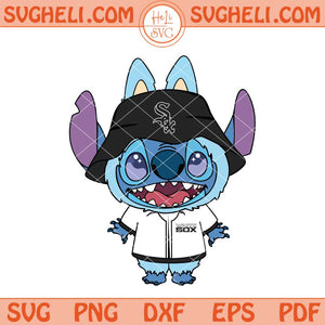 Labubu Stitch Chicago White Sox Svg Labubu White Sox MLB Svg Png Dxf Eps Files