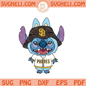 Labubu Stitch San Diego Padres Svg Labubu Padres Svg Png Dxf Eps Files