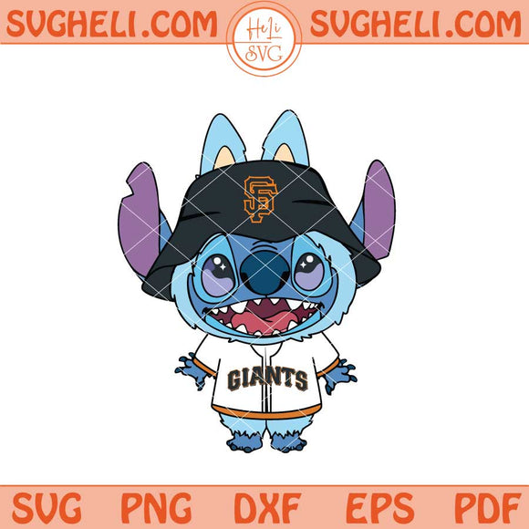 Labubu Stitch San Francisco Giants Svg Labubu Giants Svg Png Dxf Eps Files