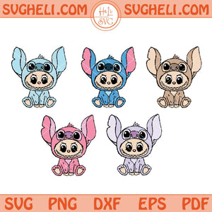 Labubu Stitch Svg Bundle Of Labubu Svg Labubu Character Svg Png Dxf Eps Files