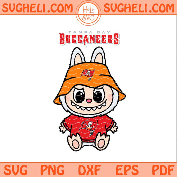 Labubu Tampa Bay Buccaneers Football Svg Labubu Football Svg Png Dxf Eps Pdf Files