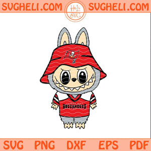 Labubu Tampa Bay Buccaneers Football Svg Labubu NFL Svg Png Dxf Eps Files