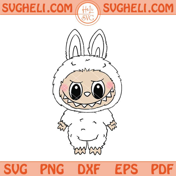 Labubu The Monster Svg Cute Labubu Svg Funny Labubu Svg Png Dxf Eps Files