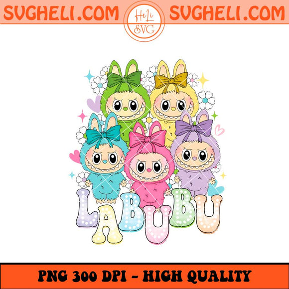 Labubu The Monsters Characters Png Funny Labubu Png Sublimation Files