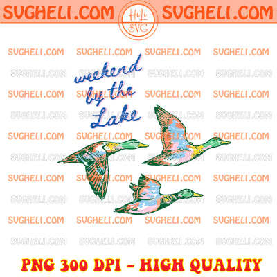 Lake Duck Mallard Summer Png Colorful Summer Lake Pond Png