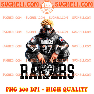 Las Vegas Raiders Naruto NFL Png Las Vegas Raiders Png