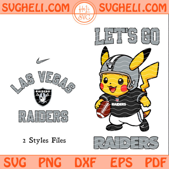 Las Vegas Raiders Pokemon NFL Svg Las Vegas Raiders Svg