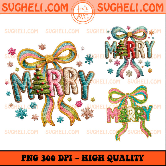 Latch Hook Yarn Crochet Christmas Floral Png Bundle