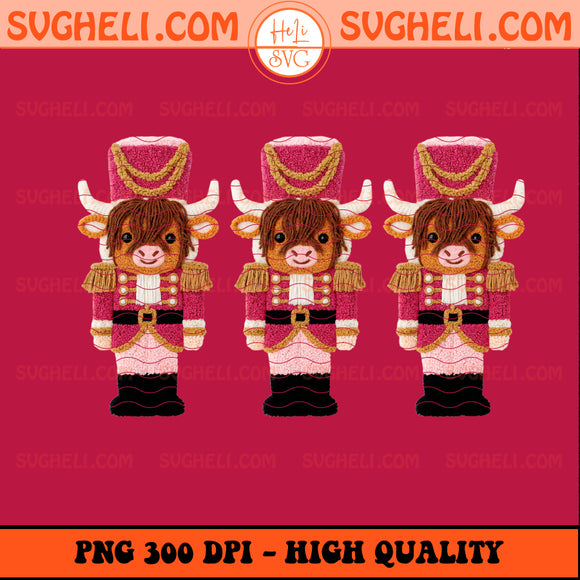 Latch Hook Yarn Crochet Christmas Nutcracker Cow Png