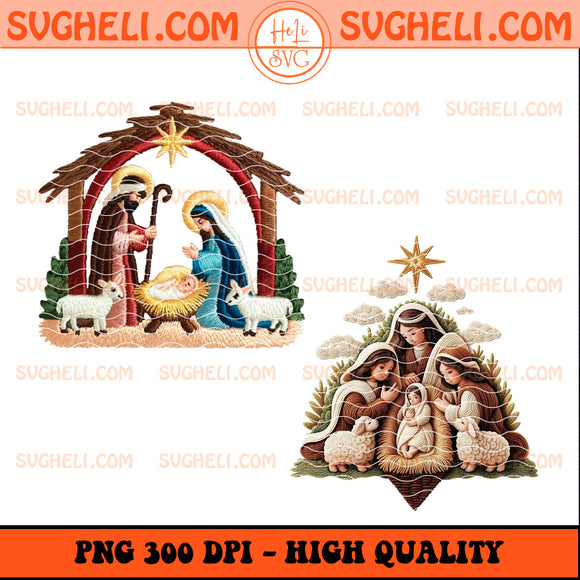 Latch Hook Yarn Crochet Jesus Christmas Png