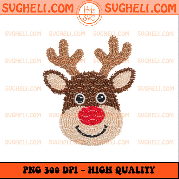 Latch Hook Yarn Crochet Reindeer Png Christmas Reindeer Png
