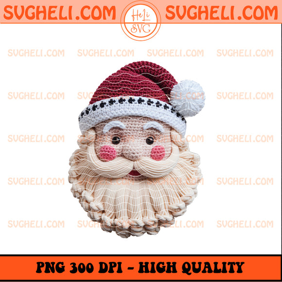 Latch Hook Yarn Crochet Santa Png Santa Crochet Png