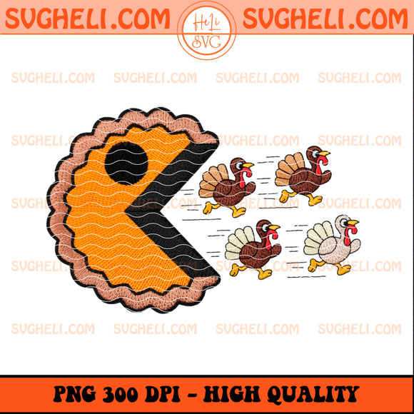 Latch Hook Yarn Crochet Thanksgiving Pumpkin Pie Chasing Png