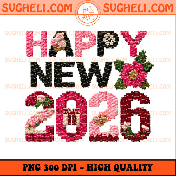 Latch Hook Yarn Crochet Ugly Christmas New Year 2026 Png