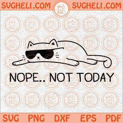 Lazy Cat Svg Funny Cat Svg Cat Svg Cat Svg Trendy Cat Lover Svg Png Dxf Eps Files