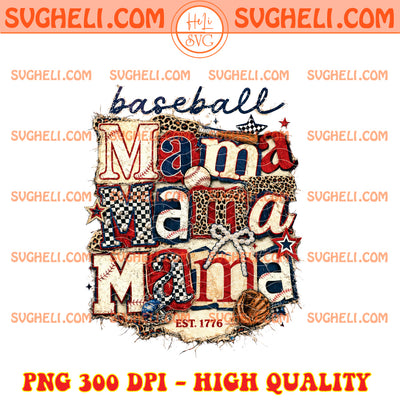 Leopard Baseball Mom Png Baseball Mama Png Baseball Mom Png