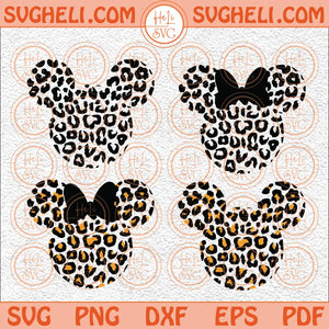 Leopard Mouse Svg Mouse Head Cheetah Leopard Svg Funny Mouse Svg Png Dxf Eps Files