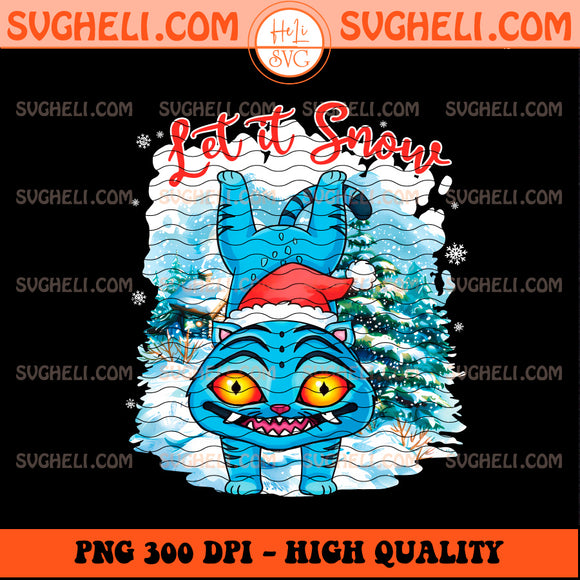 Let It Snow Kpop Demon Hunters Derpy Tiger Christmas Png