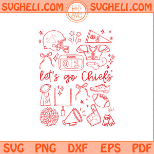 Let's Go Chiefs Svg Taylor Swift Football Svg