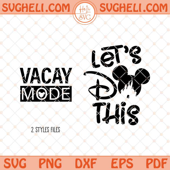 Lets Do This on Back Svg Disney Family Svg Disney Svg Png Dxf Eps Files