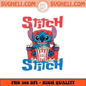 Lilo and Stitch Popcorn Cinema Png Stitch Drink Dr Pepper Png Sublimation Files