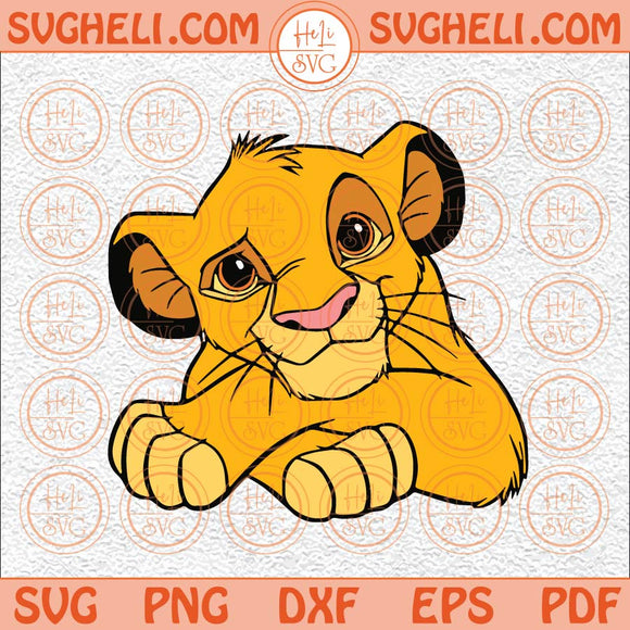 Lion King Svg Lion King Simba Svg Baby Simba Svg Lion Boy Svg