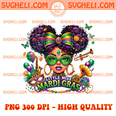 Little Mis Mardi Gras Png Mardi Gras Afro Girl Png
