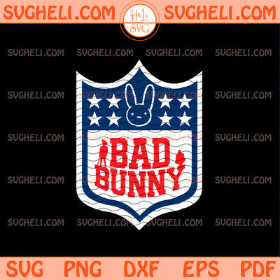 Logo NFL Bad Bunny Super Bowl LX Svg NFL Bad Bunny Svg
