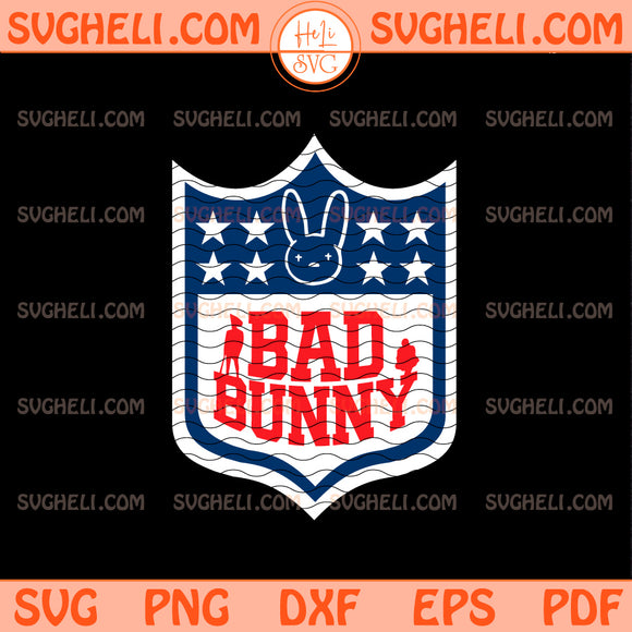 Logo NFL Bad Bunny Super Bowl LX Svg NFL Bad Bunny Svg