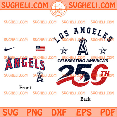 Los Angeles Angels America 250th Anniversary 2026 Svg