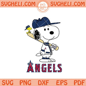 Los Angeles Angels Snoopy Baseball Svg Angels MLB Svg Png Dxf Eps Files