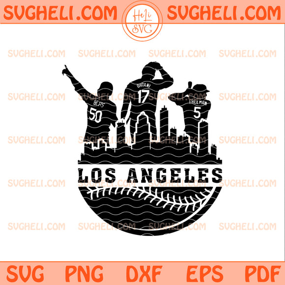 Los Angeles Baseball Championship 2025 Svg LA Dodgers Svg