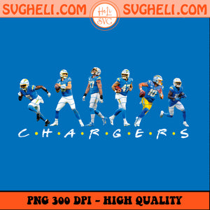 Los Angeles Chargers Friends NFL Png Chargers Players Png