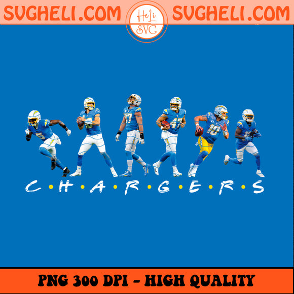 Los Angeles Chargers Friends NFL Png Chargers Players Png