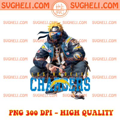 Los Angeles Chargers Naruto NFL Png Los Angeles Chargers Png