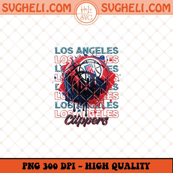 Los Angeles Clippers Basketball Png NBA Basketball Png Sublimation Files