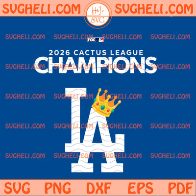 Los Angeles Dodgers 2026 Spring Training Champions Svg