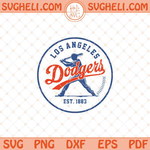 Los Angeles Dodgers Svg Baseball Svg Dodgers Baseball Svg Png Dxf Eps Files