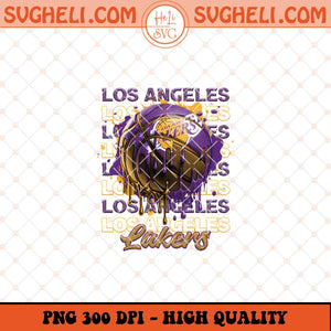 Los Angeles Lakers Basketball Png NBA Basketball Png Sublimation Files