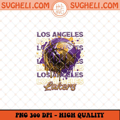 Los Angeles Lakers Basketball Png NBA Basketball Png Sublimation Files