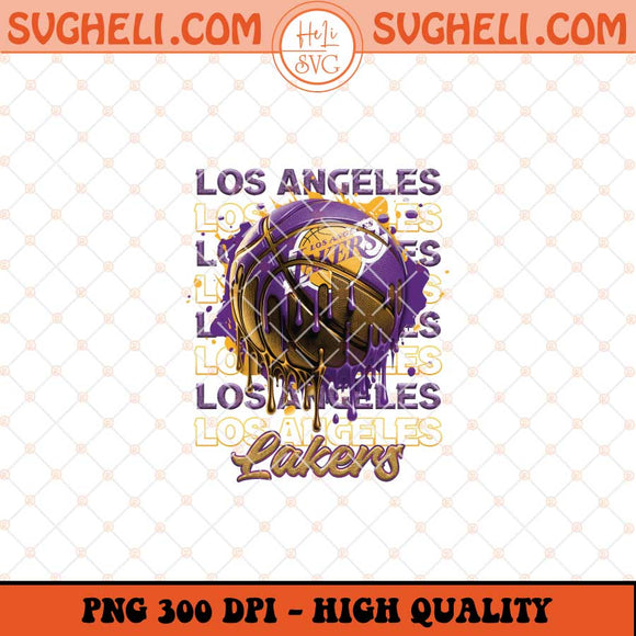 Los Angeles Lakers Basketball Png NBA Basketball Png Sublimation Files
