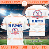 Los Angeles Rams USA 250th Anniversary Svg Rams NFL Svg