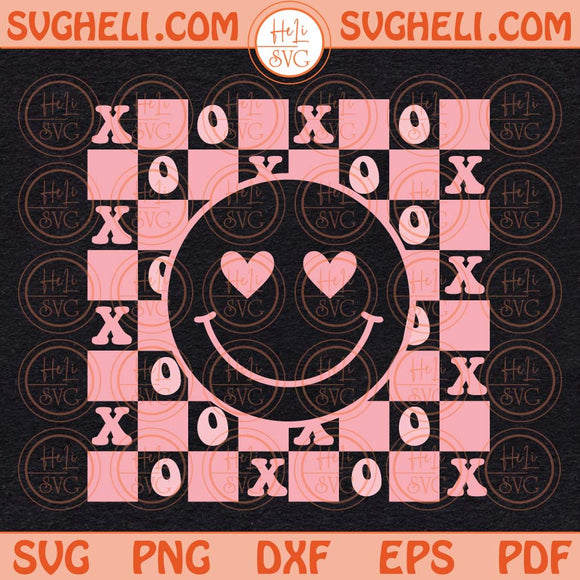 Love Happy Face Svg Heart Eyes Happy Face Svg Love Smile Face Svg Png Dxf Eps Files